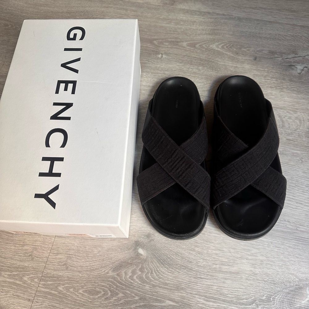 Givenchy Black Slide Sandals Men’s
